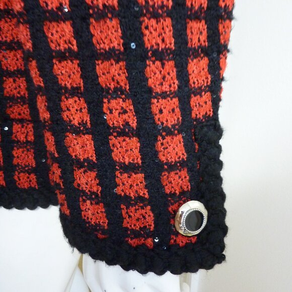 Miu Miu V-Neck CheckTtweed Jacket - Picture 7 of 11